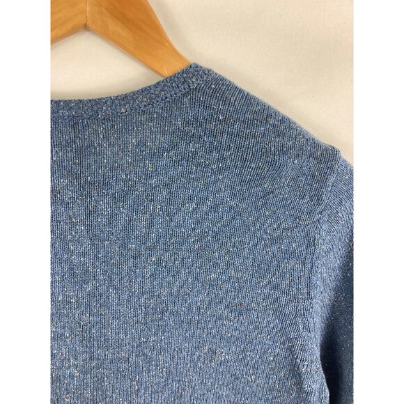 J Jill Soft Knit Side Panel Stripe Pullover Sweater Size Small - Picture 4 of 5